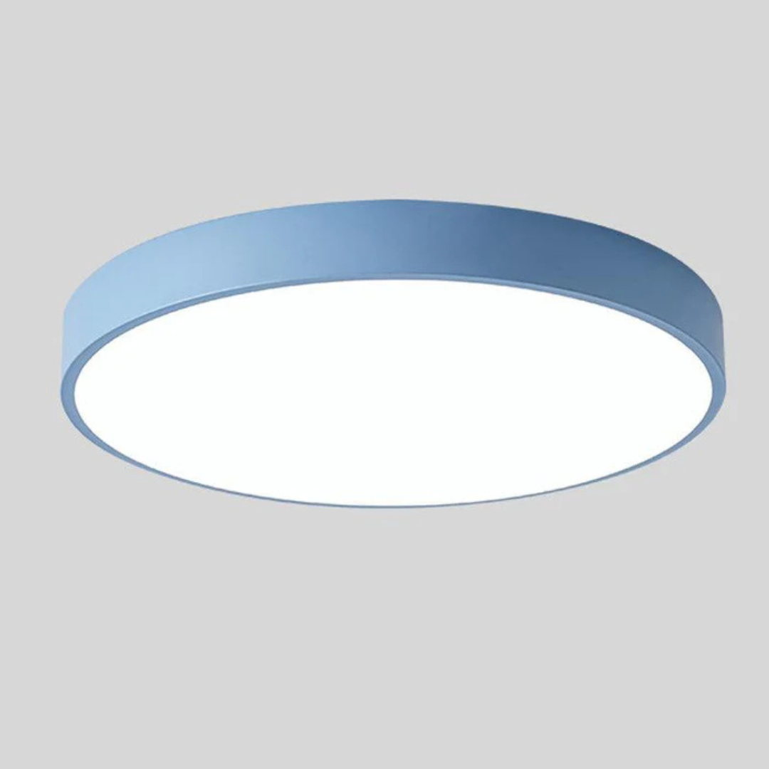 Lunvik | Scandinavische LED Plafondlamp met Houtaccent