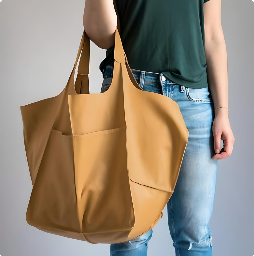 Renske | Oversized Leren Tote Bag