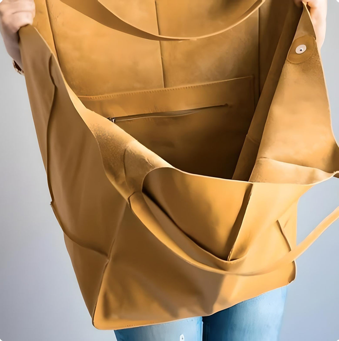 Renske | Oversized Leren Tote Bag