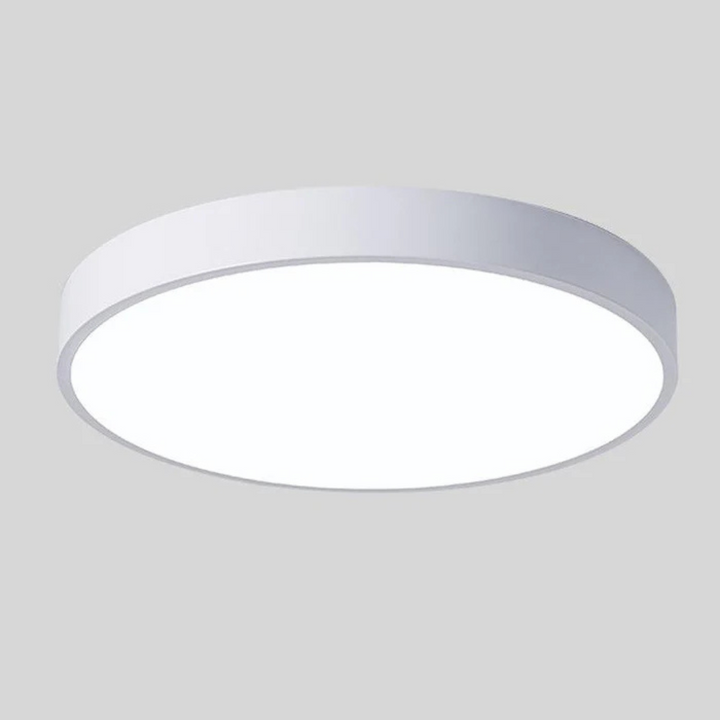 Lunvik | Scandinavische LED Plafondlamp met Houtaccent