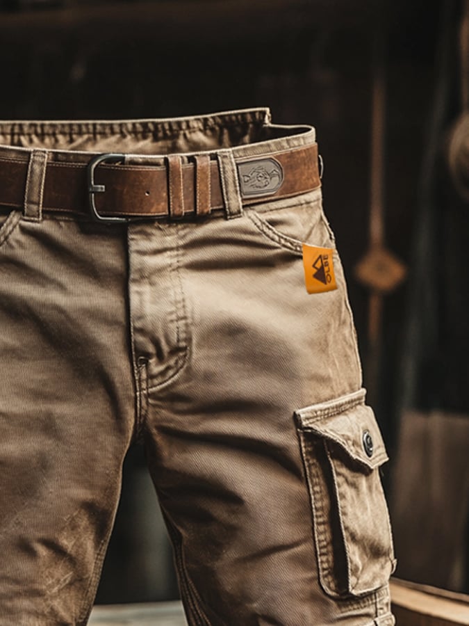 Douwe | Vintage cargo-shorts voor heren