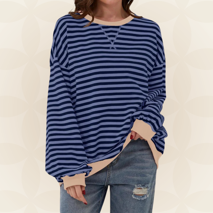 Frederique | Casual gestreepte trui