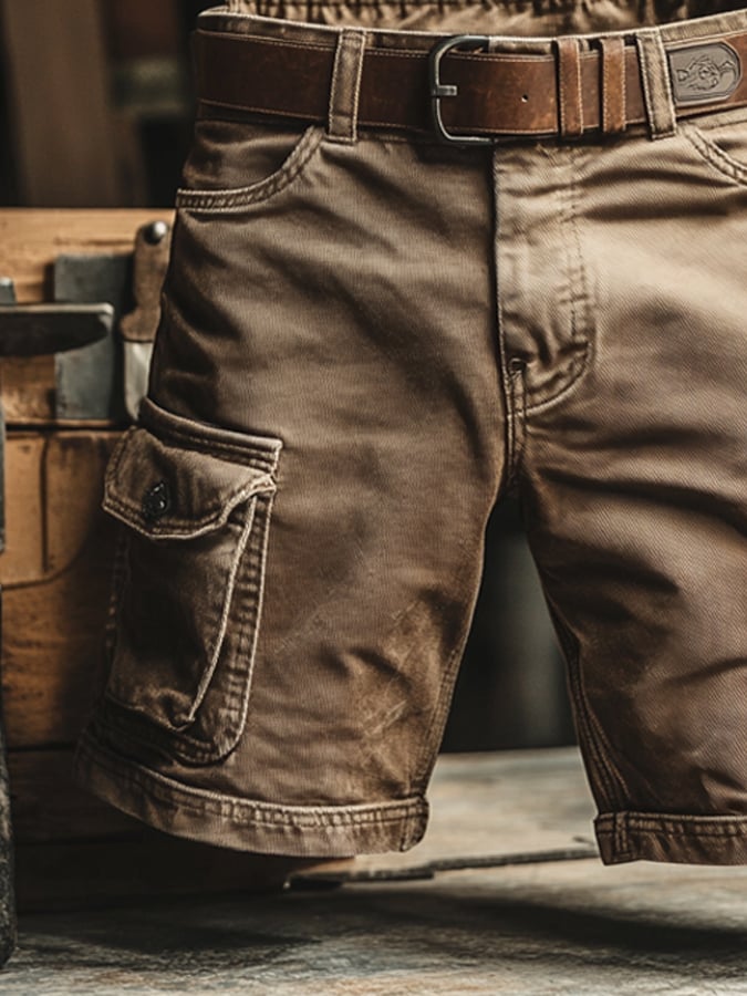 Douwe | Vintage cargo-shorts voor heren