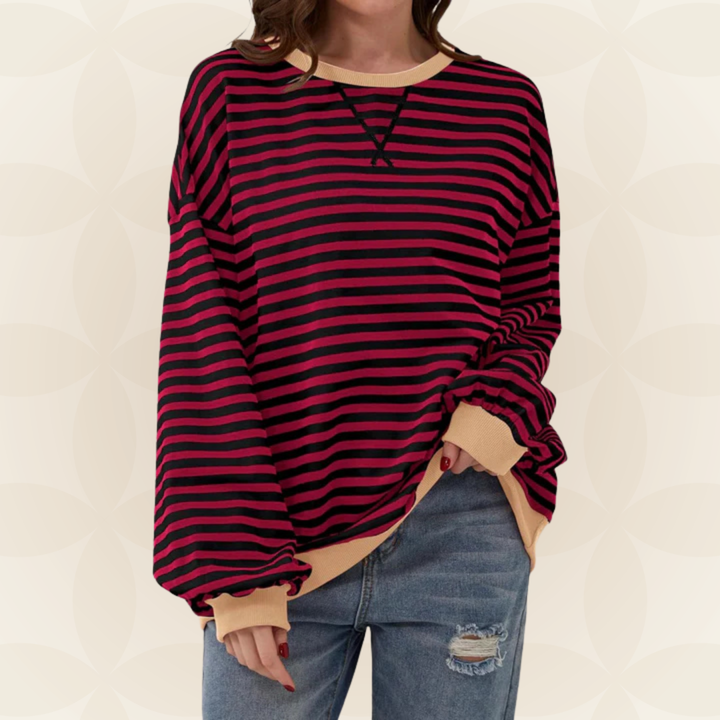 Frederique | Casual gestreepte trui