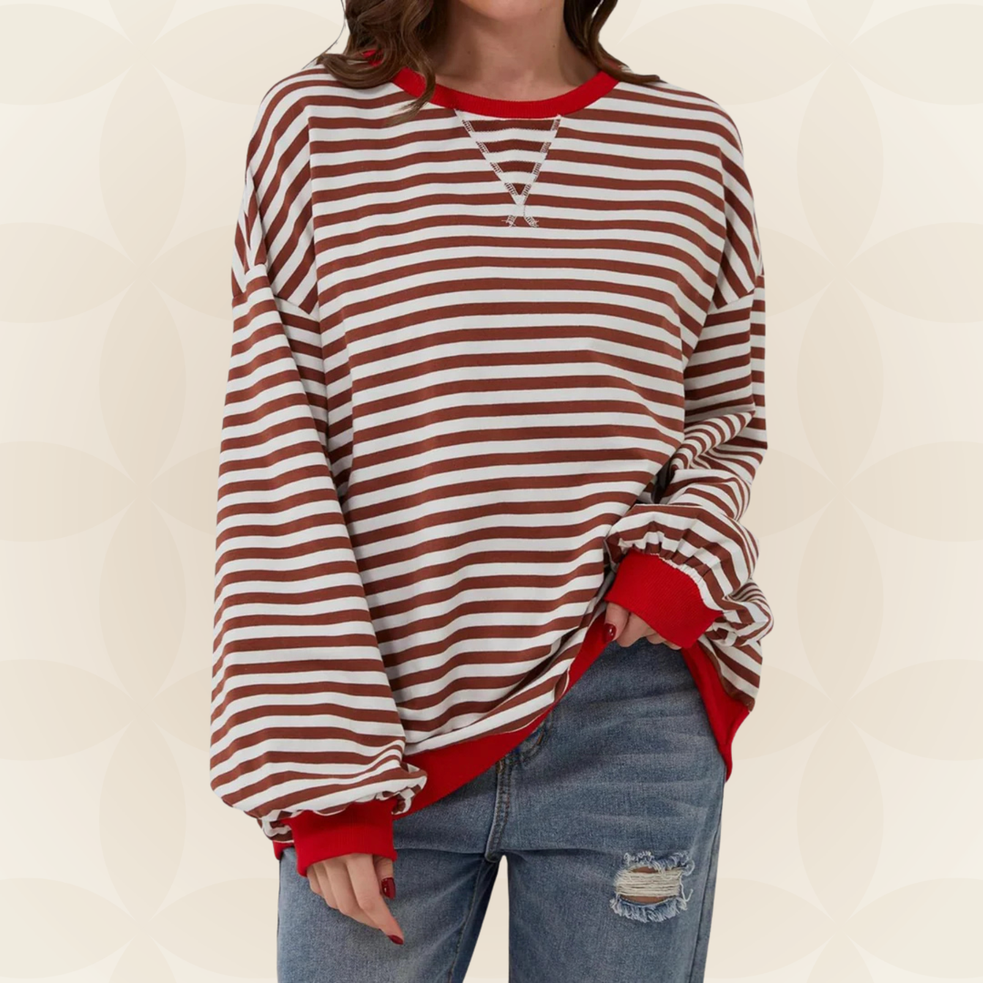 Frederique | Casual gestreepte trui
