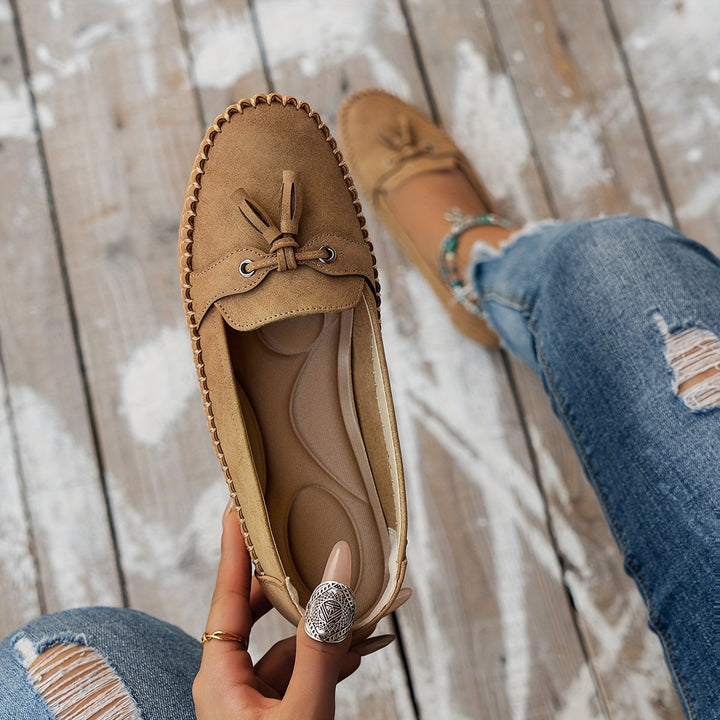 Nynke | Klassieke loafers met kwastjes