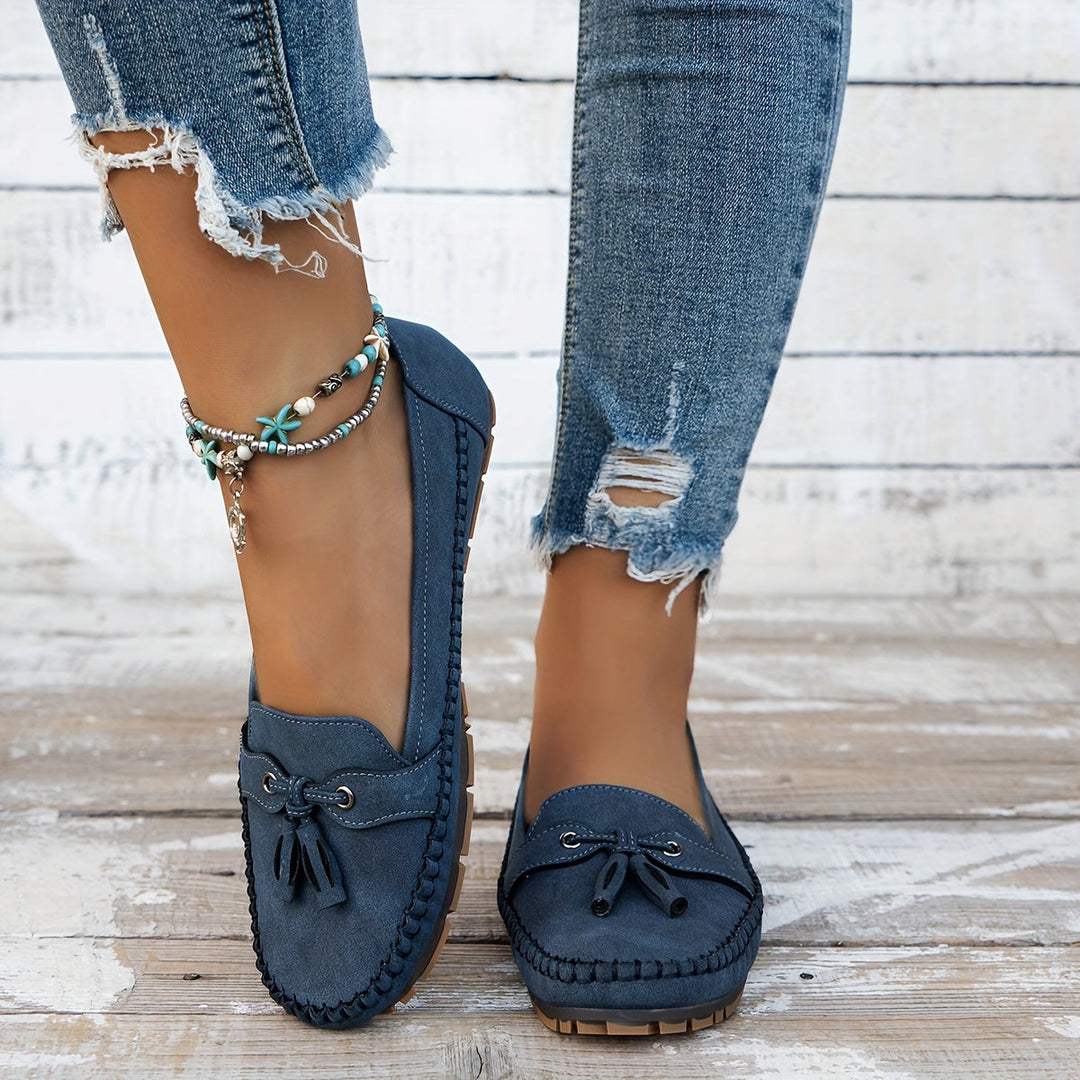 Nynke | Klassieke loafers met kwastjes