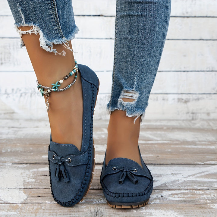 Nynke | Klassieke loafers met kwastjes