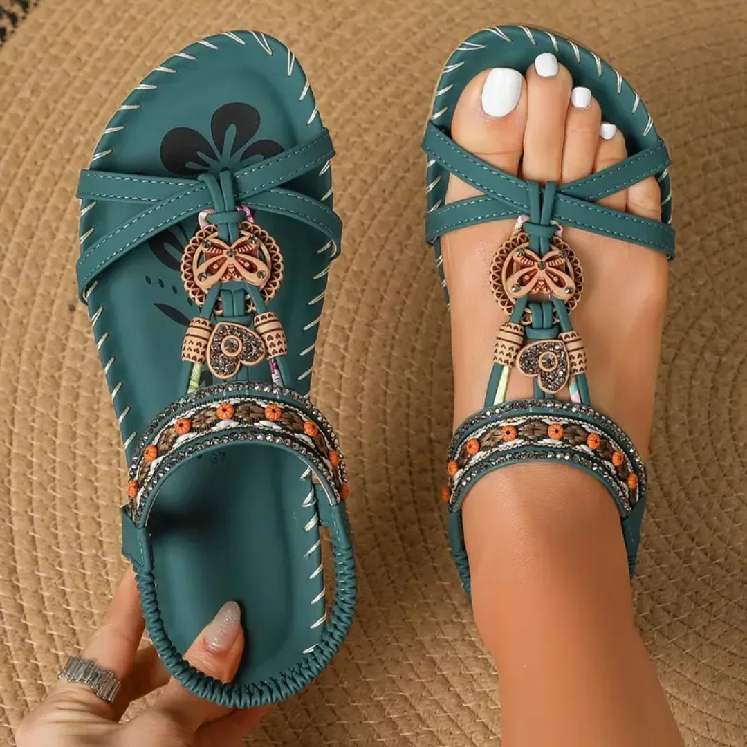 Pleun | Orthopedische sandalen in Ibiza-stijl voor comfort en elegantie