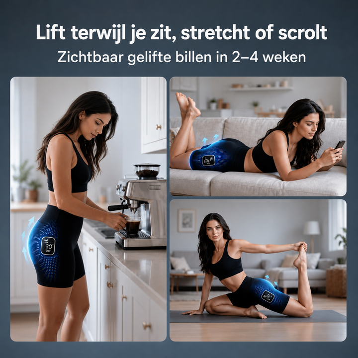 NOVEXA EMS-sculptingshort met 8 standen