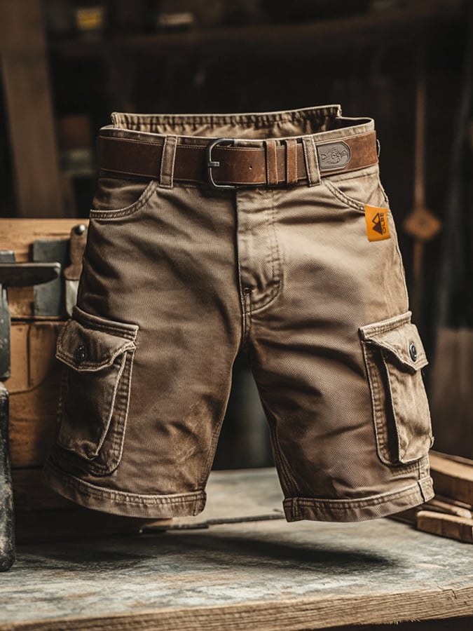 Douwe | Vintage cargo-shorts voor heren