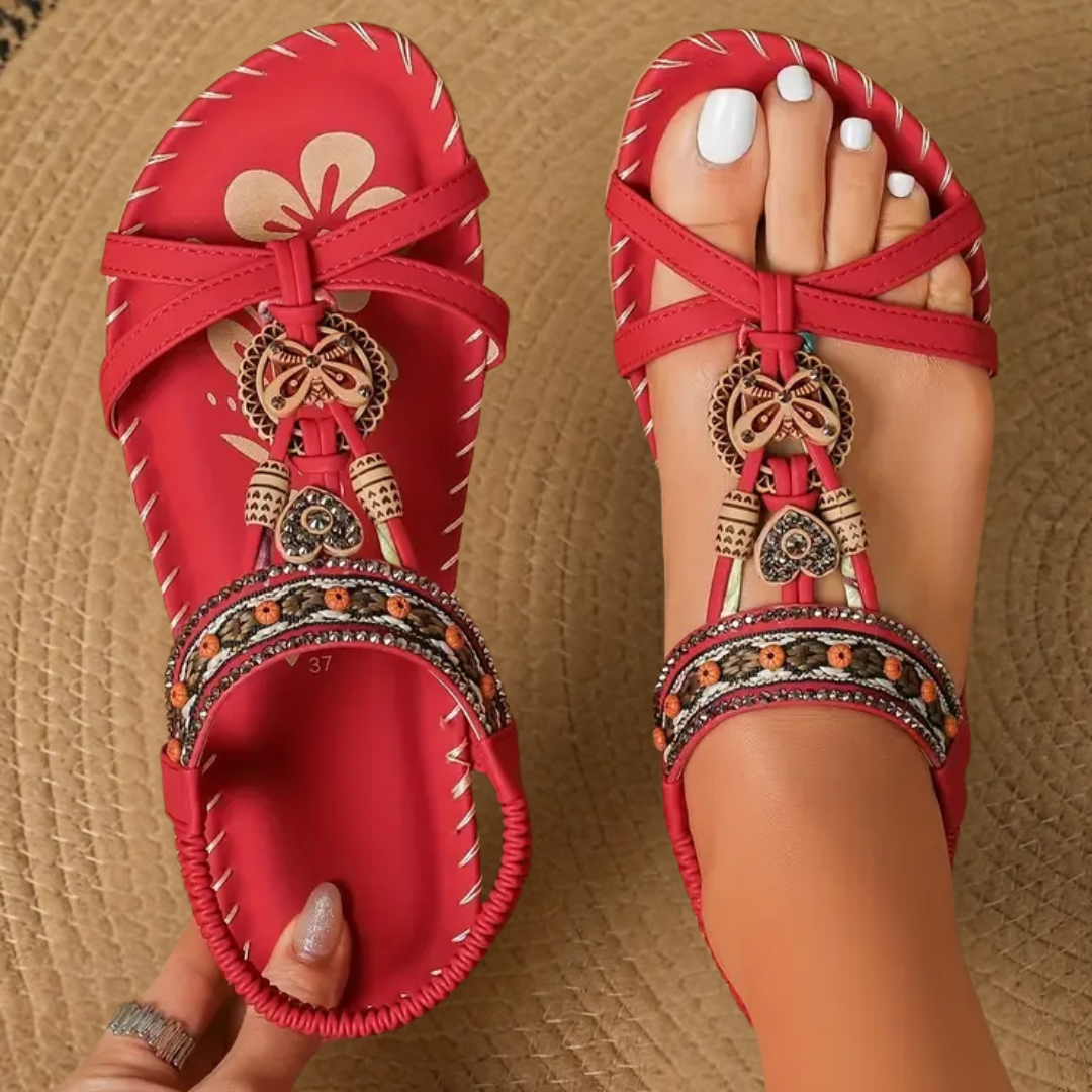 Pleun | Orthopedische sandalen in Ibiza-stijl voor comfort en elegantie