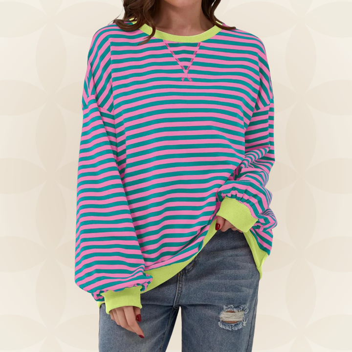Frederique | Casual gestreepte trui