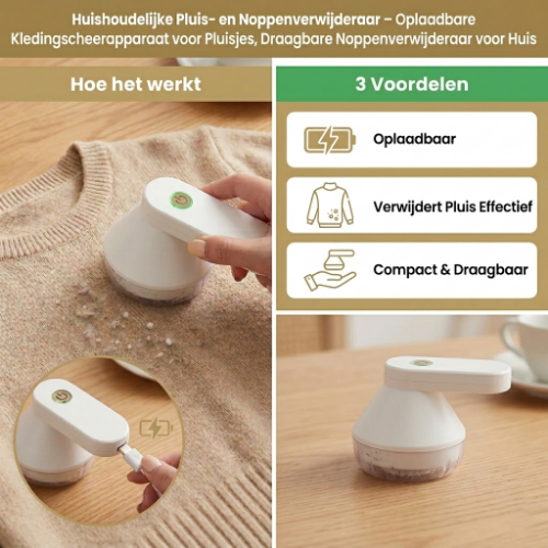 FabricFresh – Elektrische Pluizentondeuse