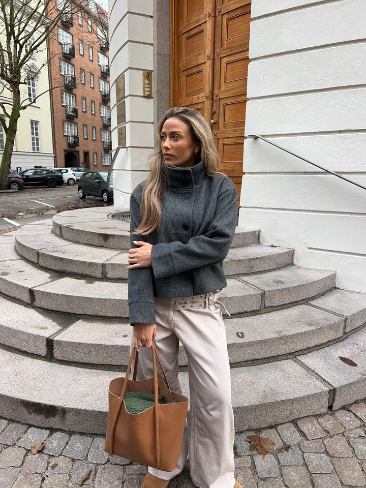 Jacqueline | Jas met hoge kraag