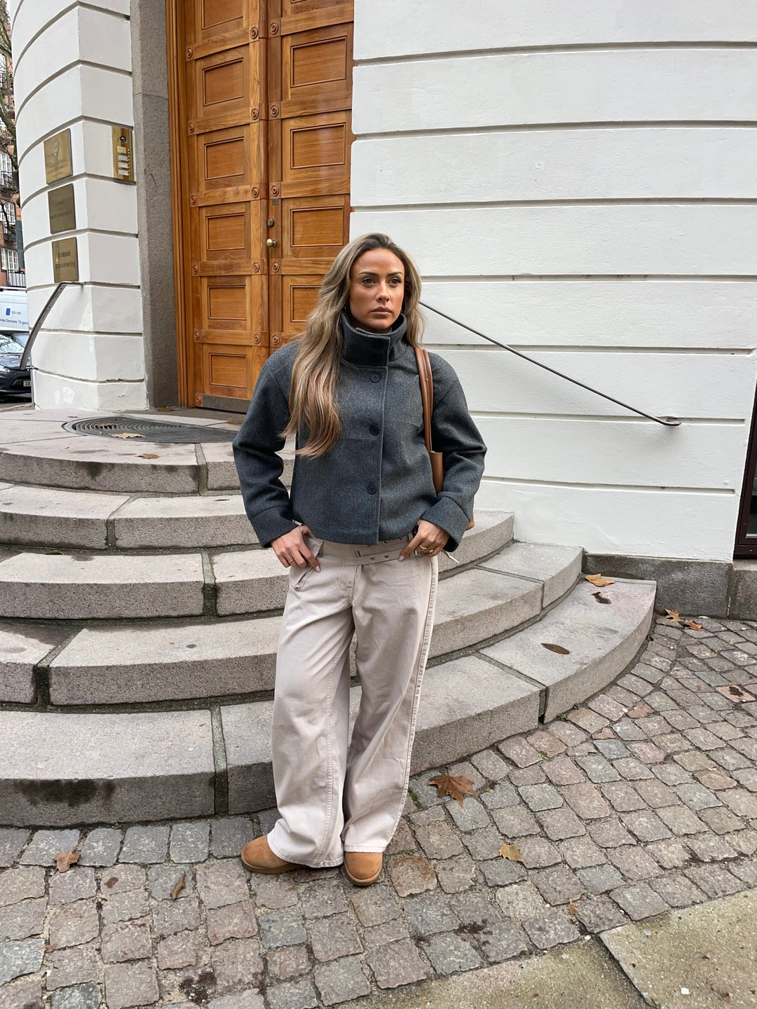 Jacqueline | Jas met hoge kraag