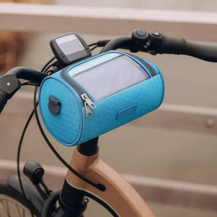 Fietsvia | Spatwaterdichte Stuurtas met Touchscreen Telefoonvak