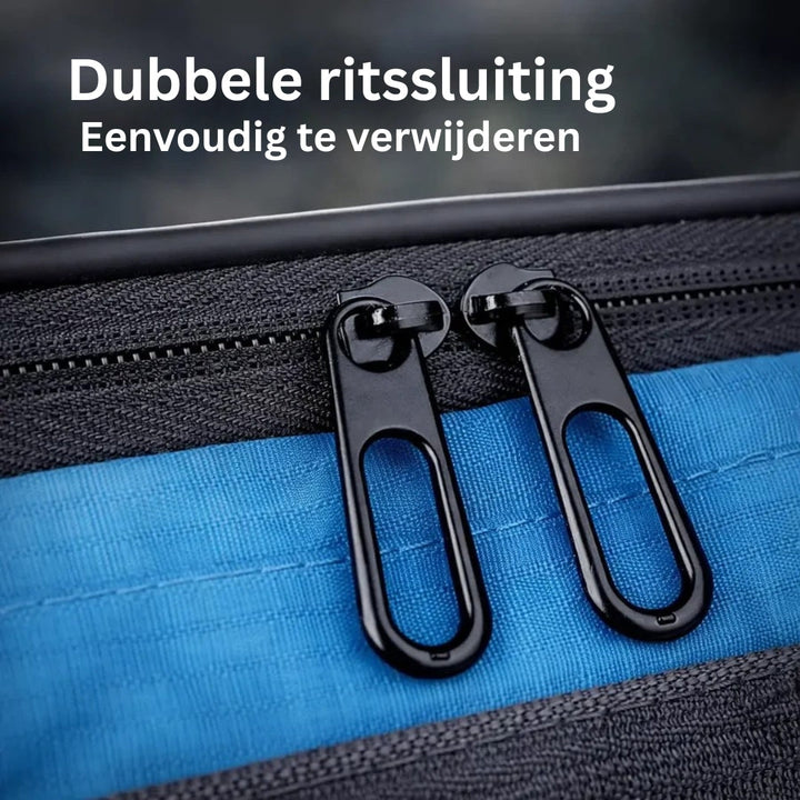 Fietsvia | Spatwaterdichte Stuurtas met Touchscreen Telefoonvak