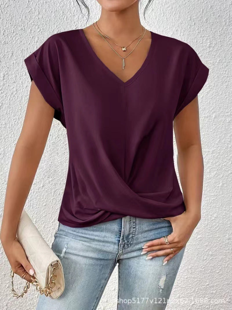 Marit | Elegante t-shirt met v-hals voor vrouwen