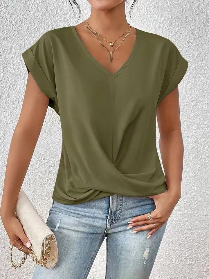 Marit | Elegante t-shirt met v-hals voor vrouwen