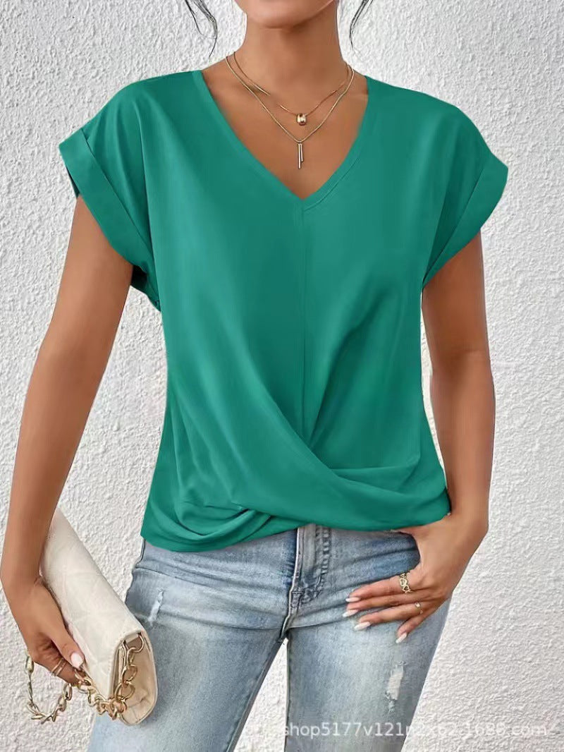 Marit | Elegante t-shirt met v-hals voor vrouwen