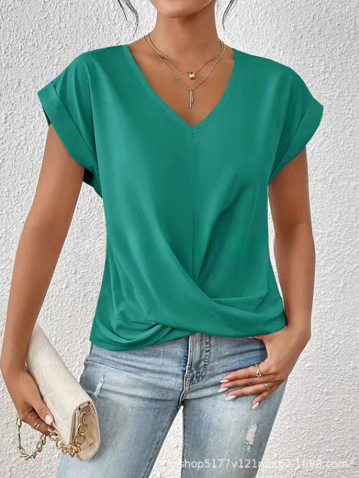 Marit | Elegante t-shirt met v-hals voor vrouwen