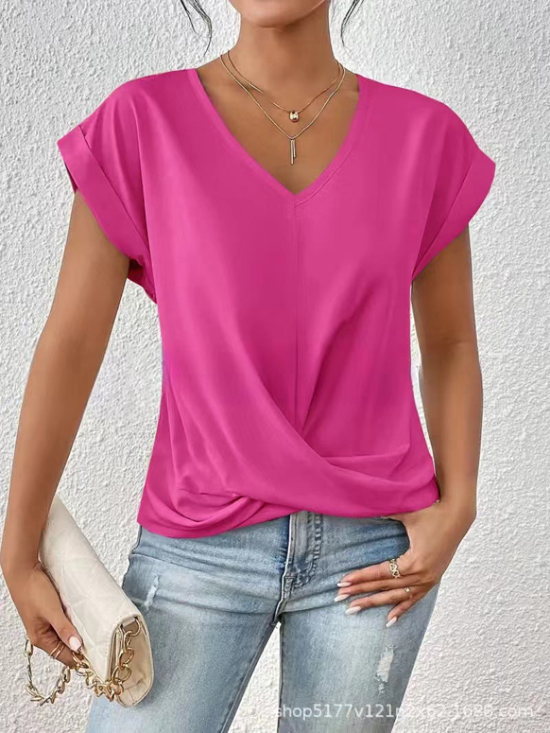 Marit | Elegante t-shirt met v-hals voor vrouwen