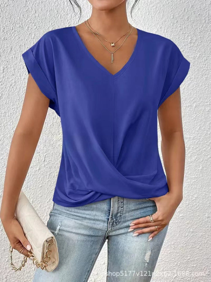Marit | Elegante t-shirt met v-hals voor vrouwen