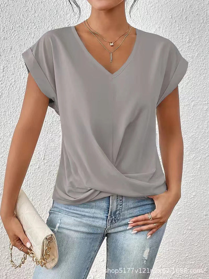 Marit | Elegante t-shirt met v-hals voor vrouwen