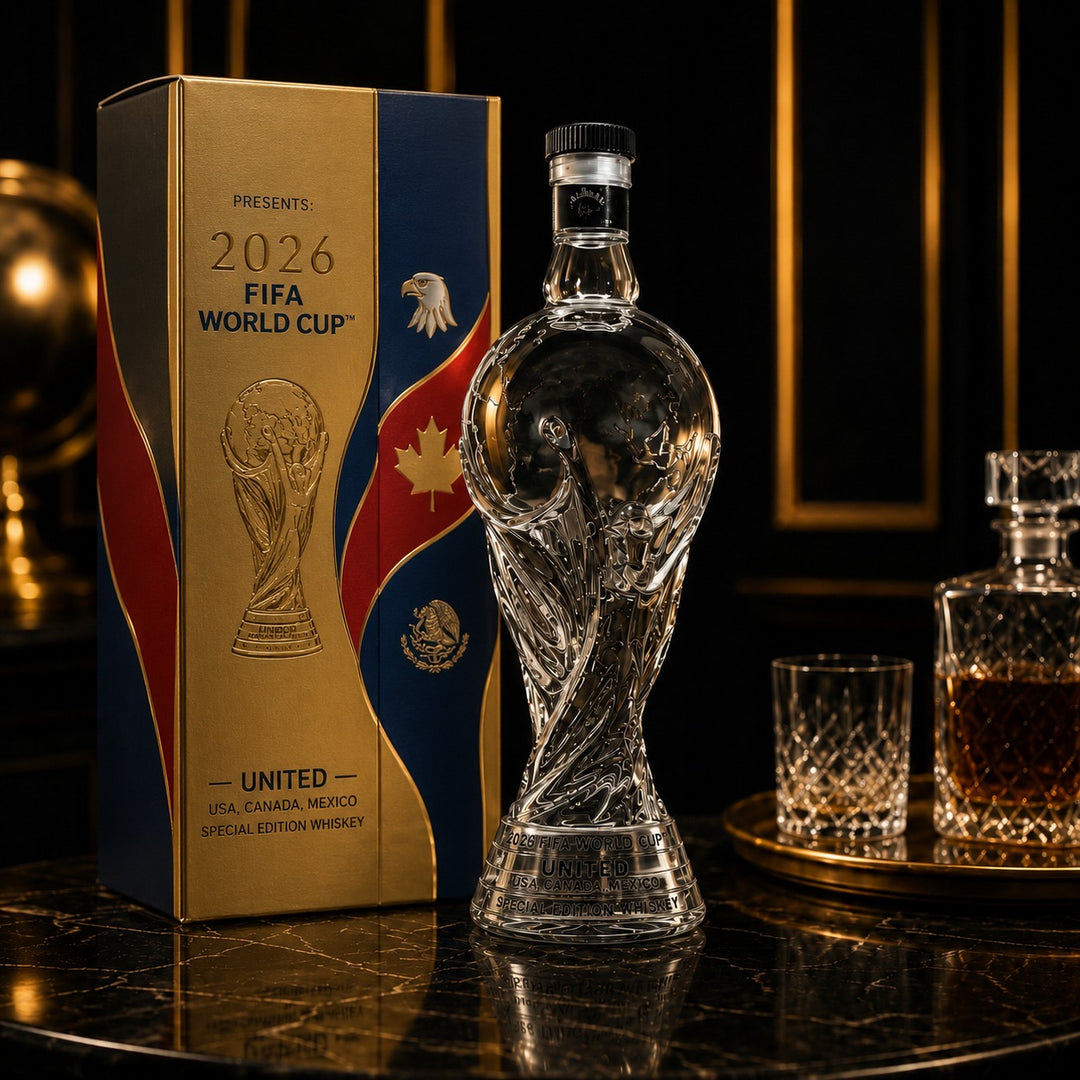 WK Editie 2026 - Whiskey Fles Decoratie