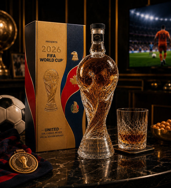 WK Editie 2026 - Whiskey Fles Decoratie
