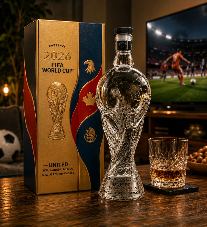 WK Editie 2026 - Whiskey Fles Decoratie