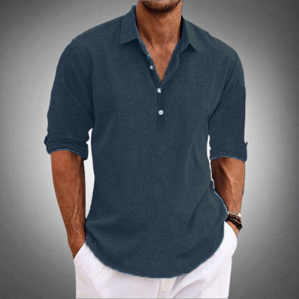 Ties | Linnen poloshirt voor heren