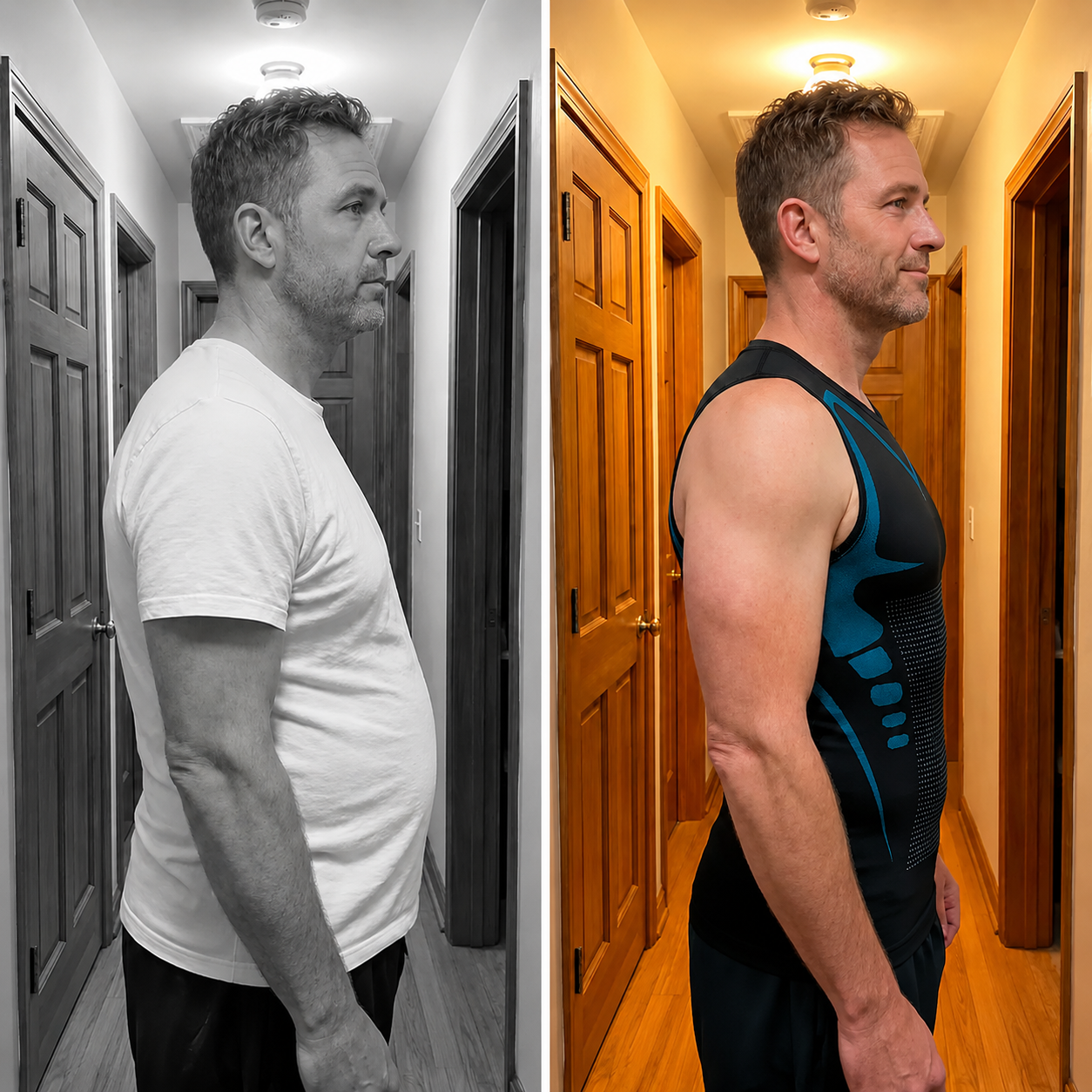 BOREAS Hoogwaardige compressie-shapewear voor mannen