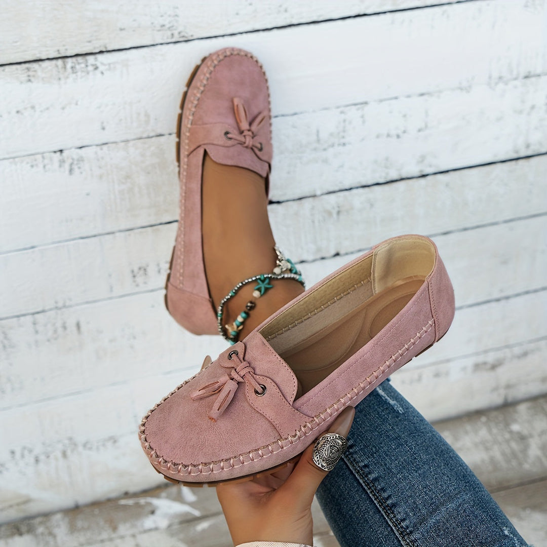 Nynke | Klassieke loafers met kwastjes