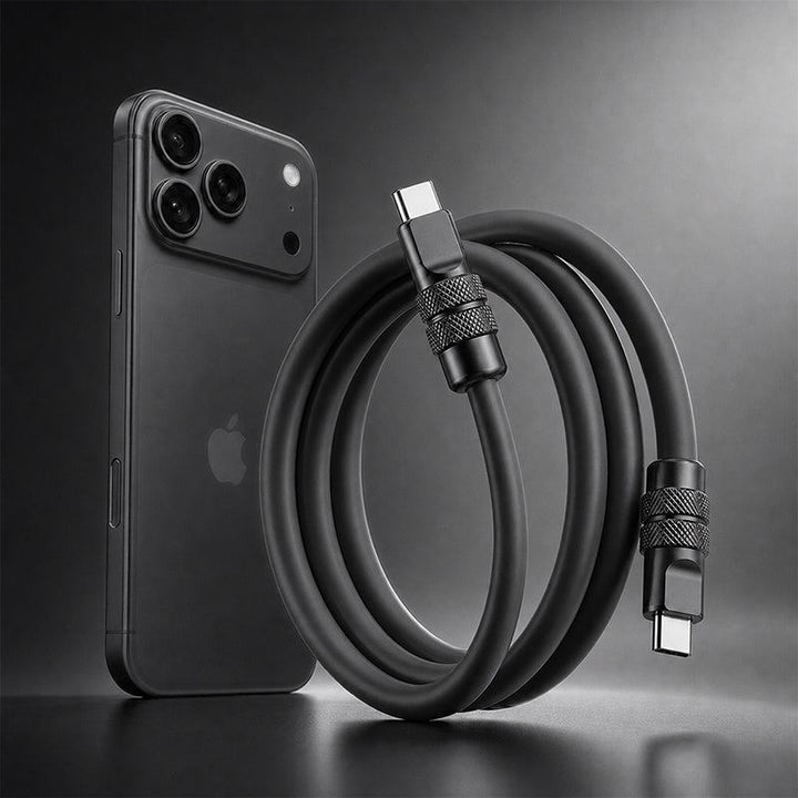 Voltora | Extra Dikke 240W Snellaadkabel USB-C naar USB-C