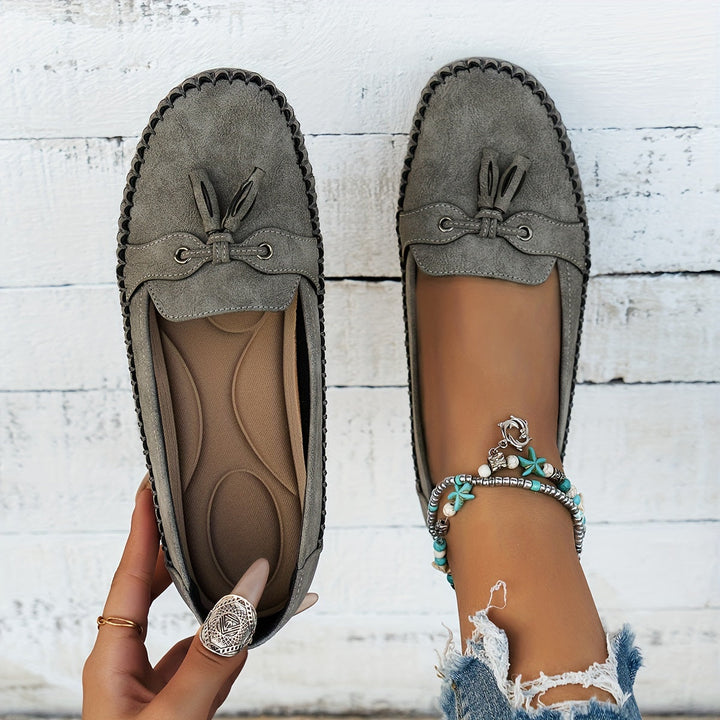 Nynke | Klassieke loafers met kwastjes