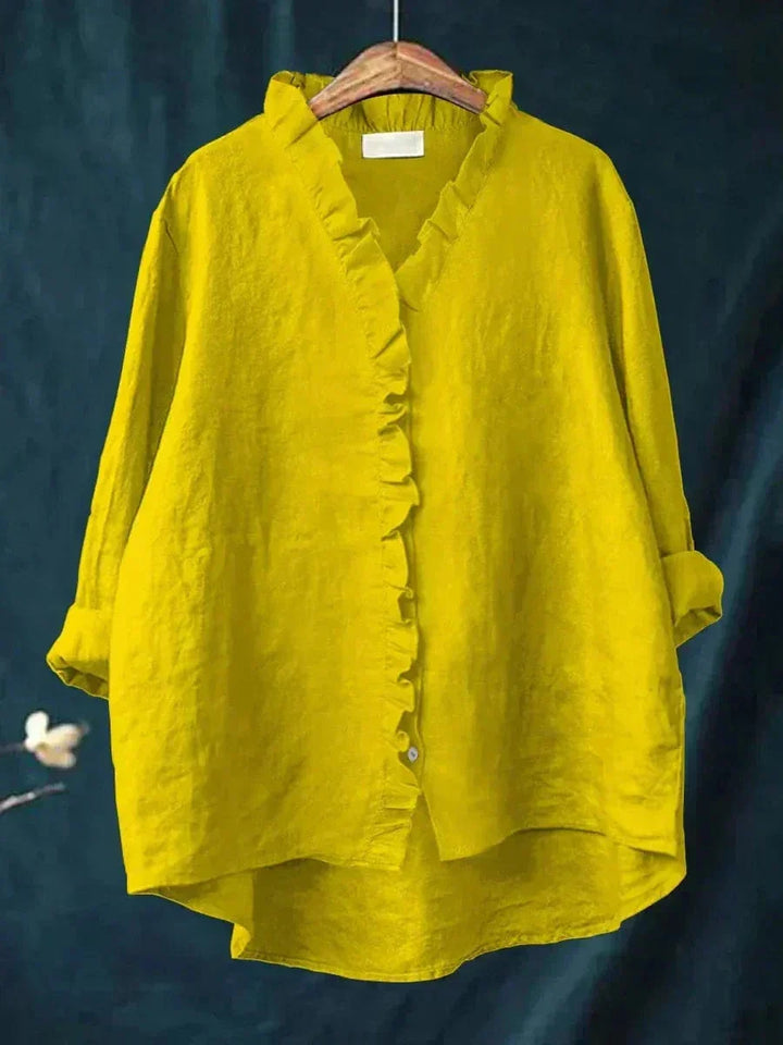 Ingeborg | Blouse met ruchesrand