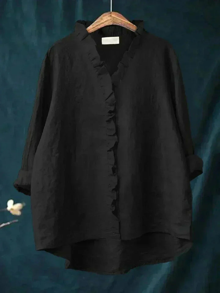 Ingeborg | Blouse met ruchesrand