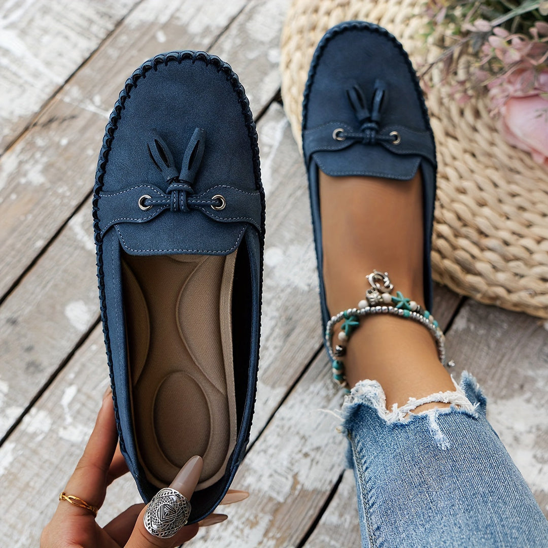 Nynke | Klassieke loafers met kwastjes