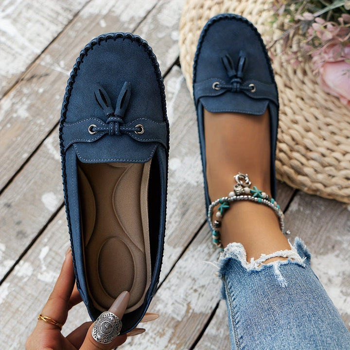 Nynke | Klassieke loafers met kwastjes