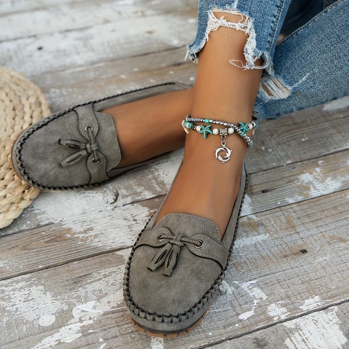 Nynke | Klassieke loafers met kwastjes