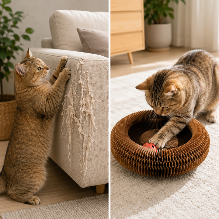 PURRIVO Interactief Krabspelletje voor Katten
