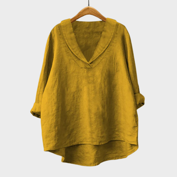 Agnes | Ontspannen blouse met V-hals