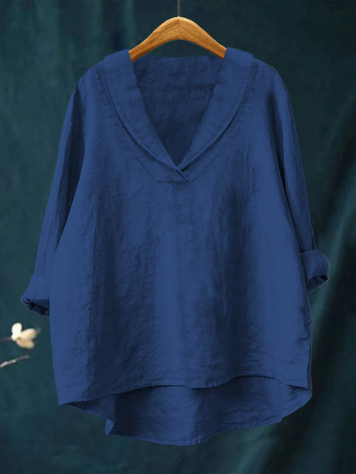 Agnes | Ontspannen blouse met V-hals