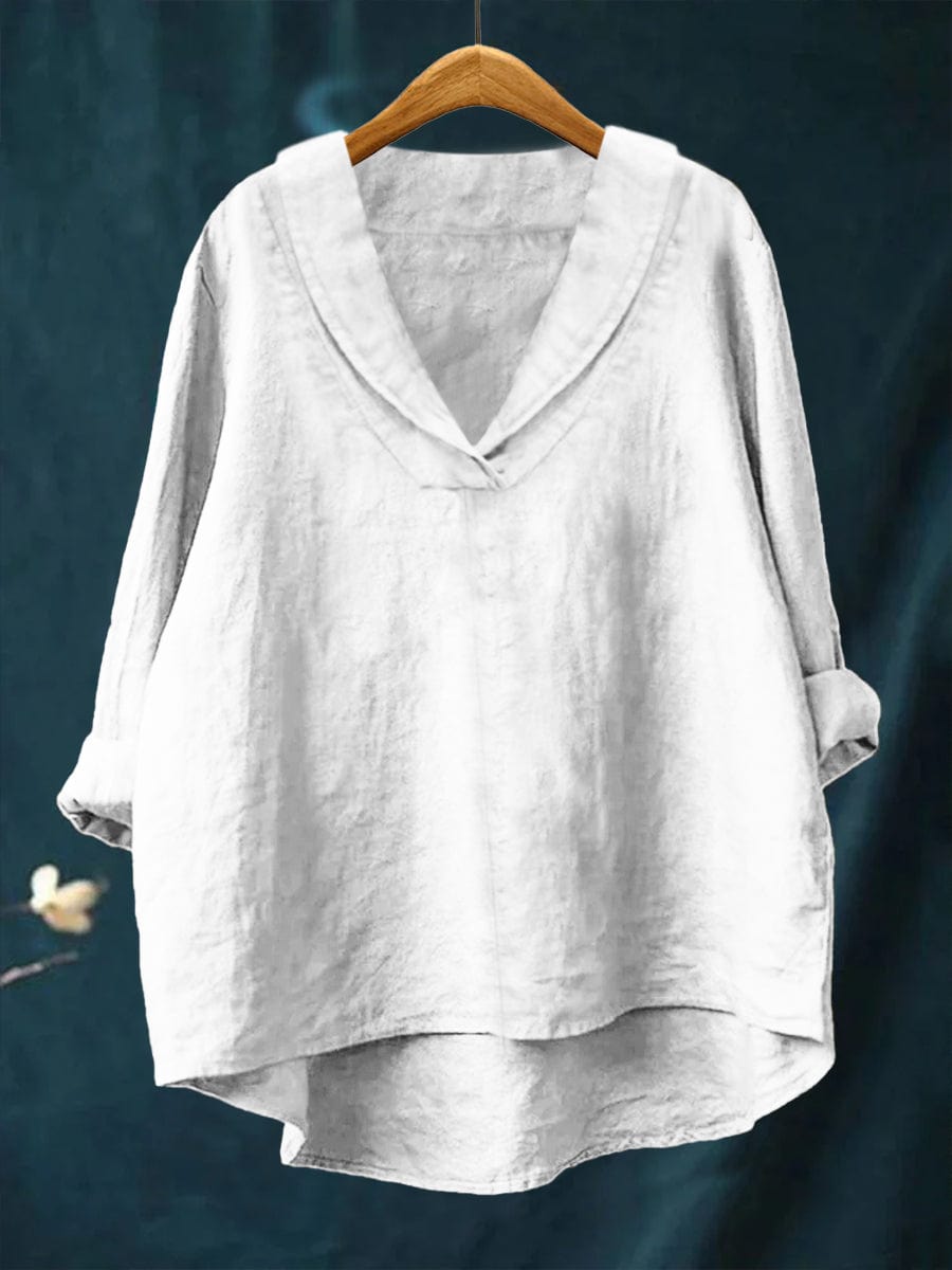 Agnes | Ontspannen blouse met V-hals