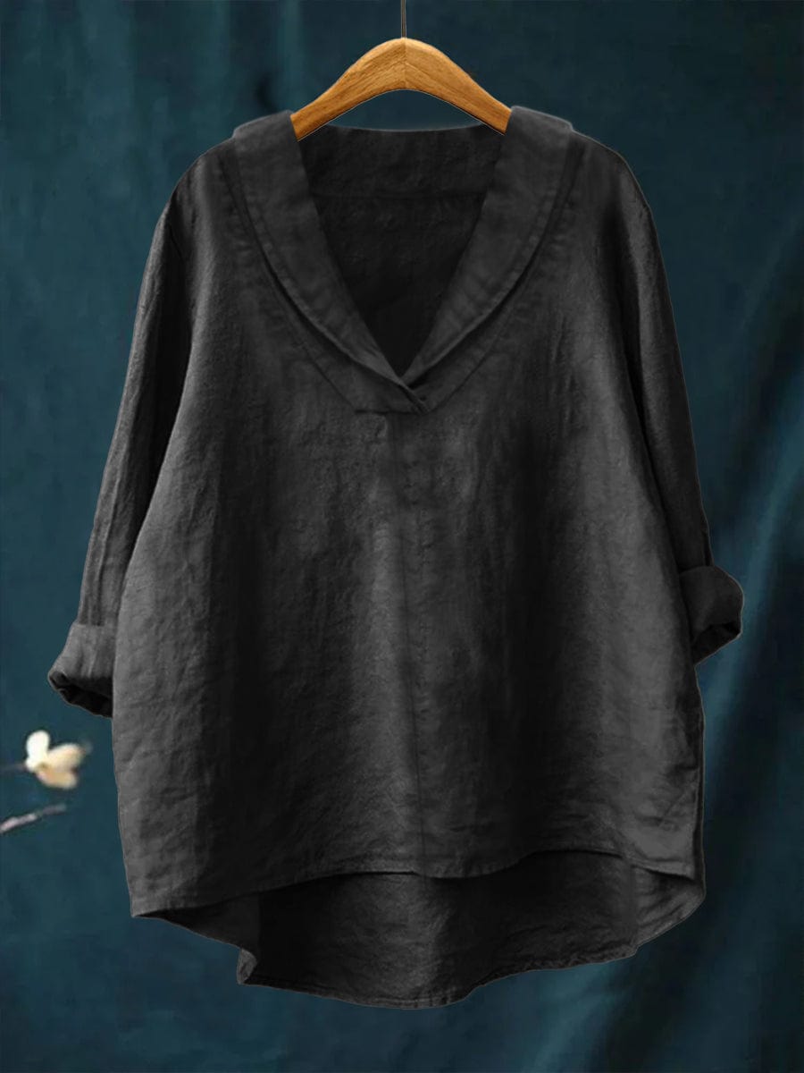 Agnes | Ontspannen blouse met V-hals